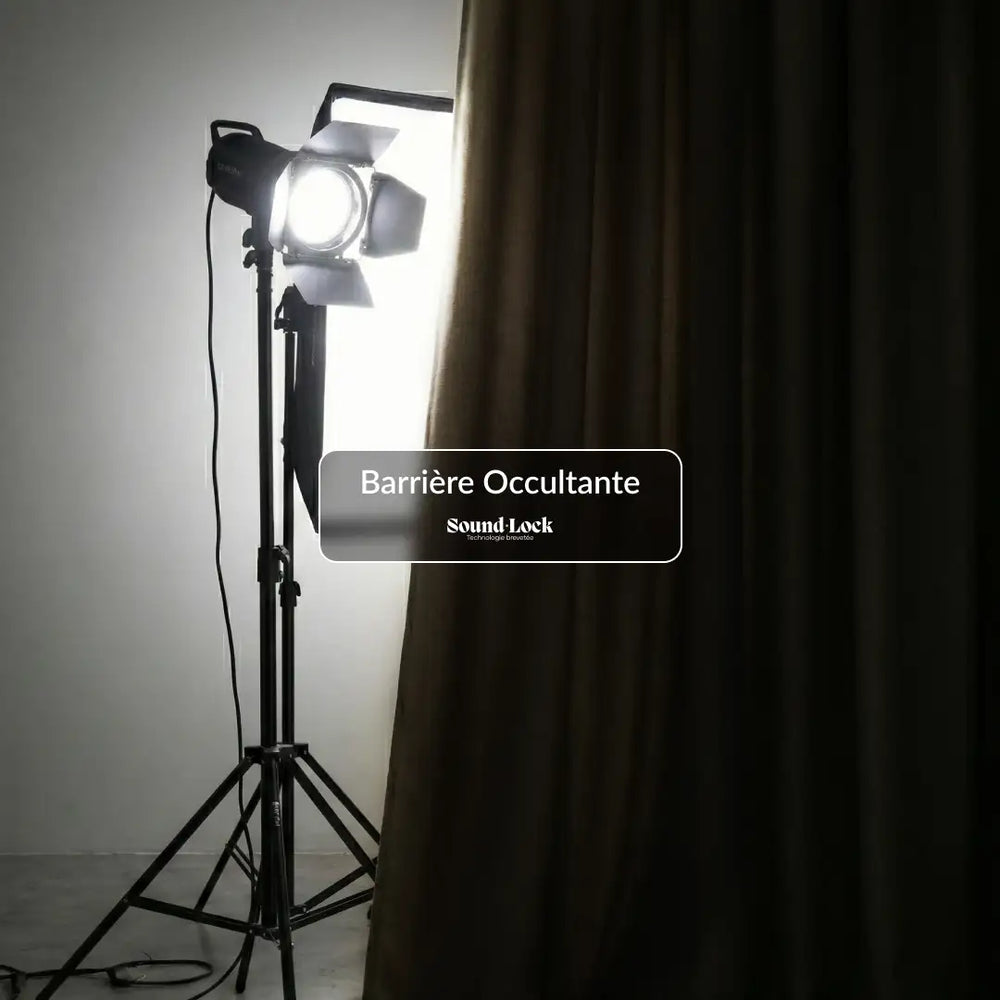 Rideau phonique 3-en-1 - Bleu