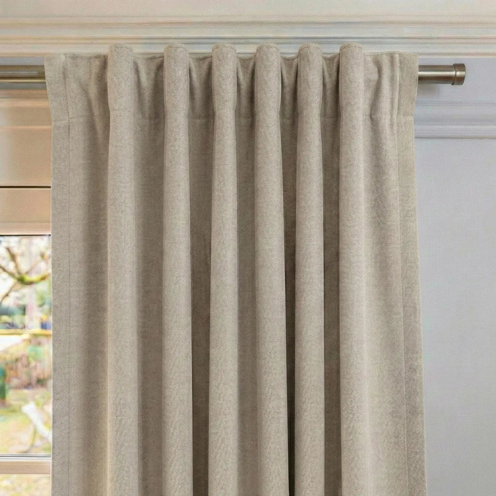 Rideau phonique 3-en-1 - Beige