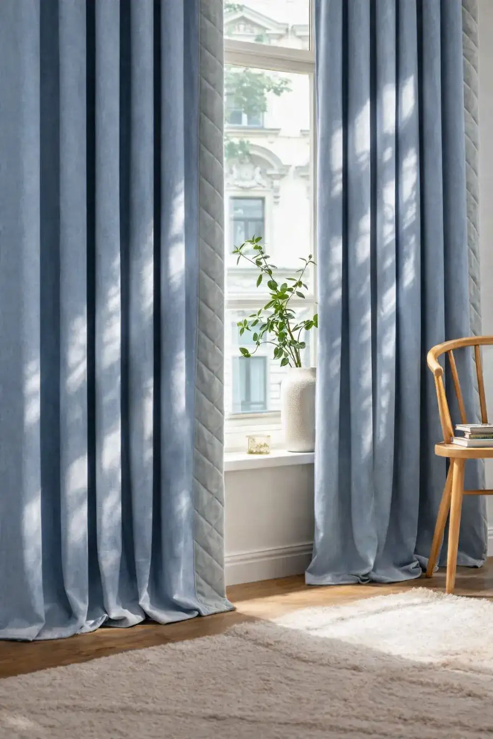 Rideau phonique 3-en-1 - Bleu