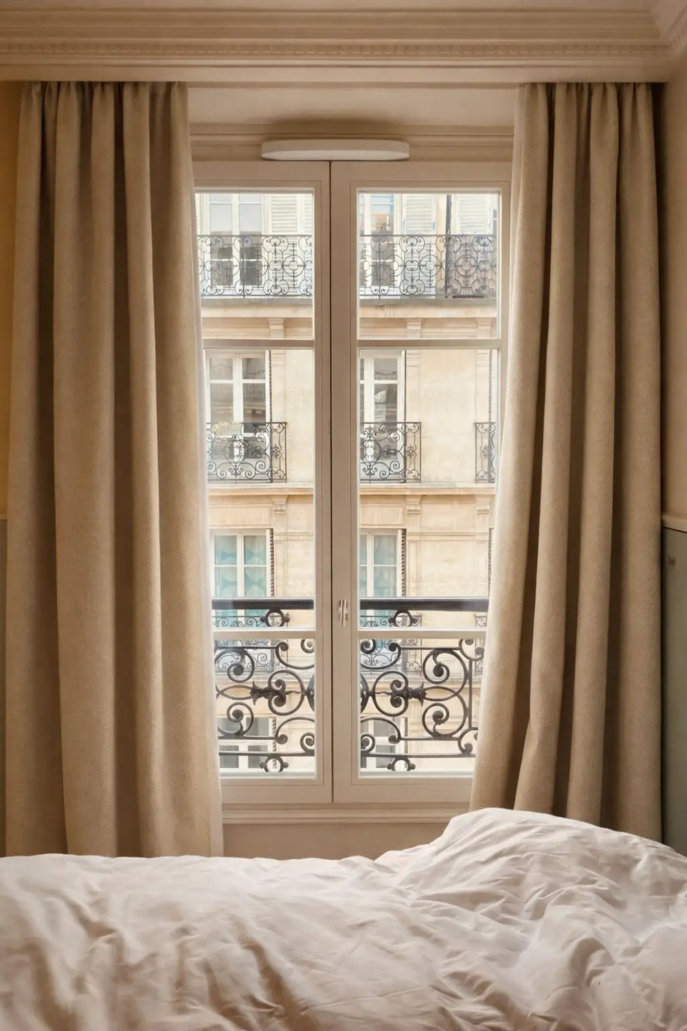 Rideau phonique 3-en-1 - Crème