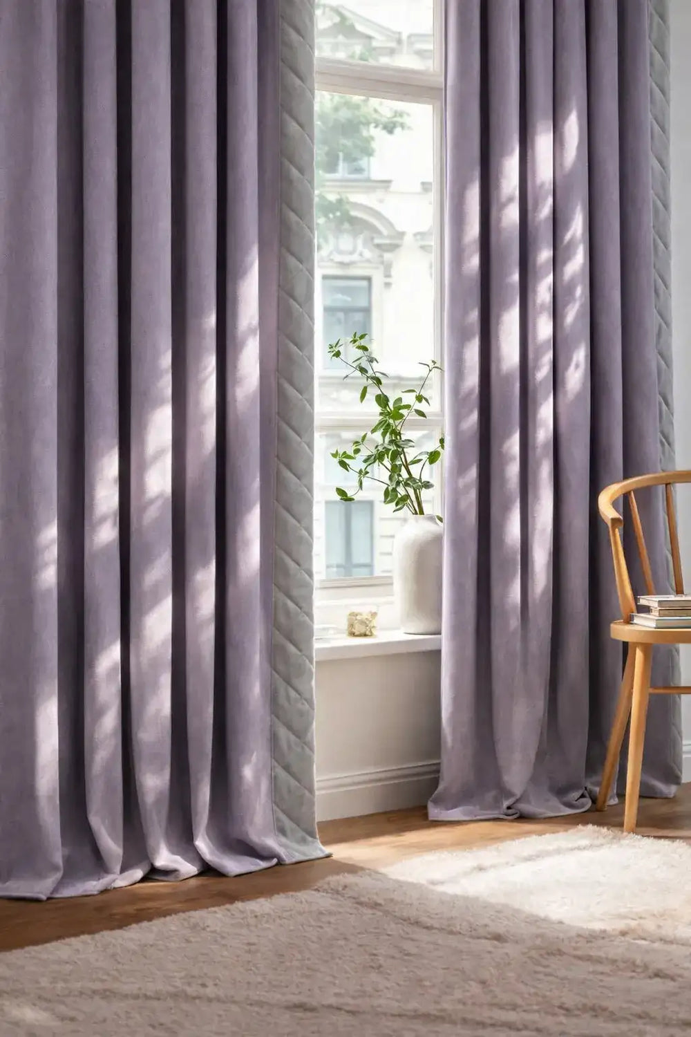 Rideau phonique 3-en-1 - Violet